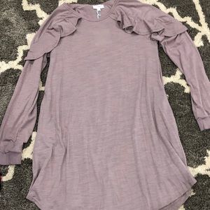 NWT Umgee Top with riffled shoulders